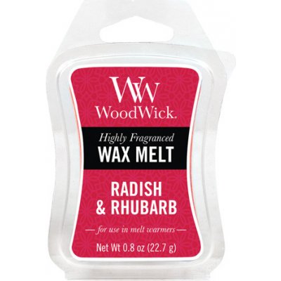 WoodWick vonný vosk do aroma lampy Radish & Rhubarb Ředkev a rebarbora 22,7 g – Zbozi.Blesk.cz