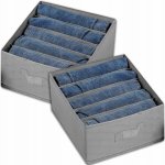 Ruhhy organizér na oblečení 2 × 15 l šedá 22485 – Sleviste.cz