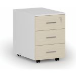 Primo White 3 zásuvky bílá/bříza – Hledejceny.cz