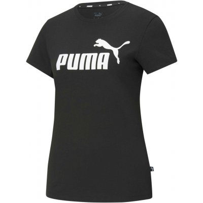 Puma FIT LOGO TEE Dámské triko černá – Zbozi.Blesk.cz