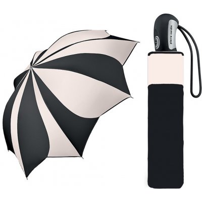 Pierre Cardin Sunflower vystřelovací deštník černo bílý – Sleviste.cz