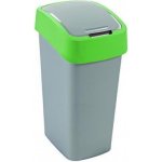 Curver Odpadkový koš, šedá-zelená, na tříděný odpad, 50 l, 195022 – Zboží Dáma