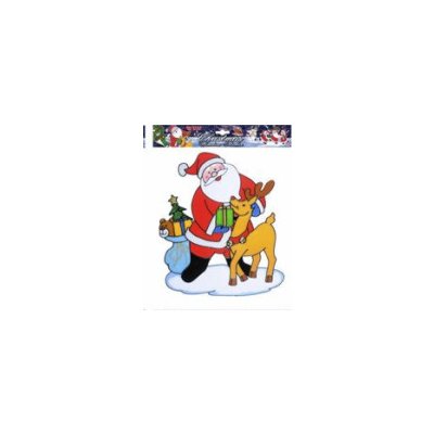 WIDMANN Vánoční dekorace na okno Santa Claus 30cm D – Hledejceny.cz