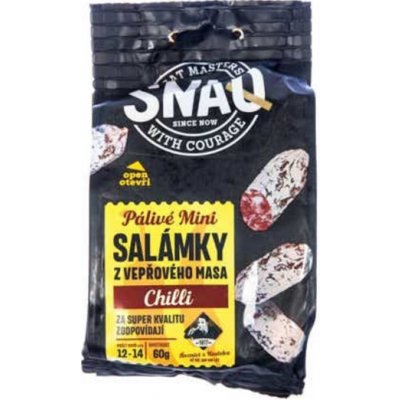 Snaq Mini salámky s chilli 60 g – Zboží Dáma