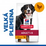Hill's Science Plan granule pro dospělé psy velkých plemen s kuřecím 18 kg – Hledejceny.cz