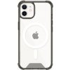 Pouzdro a kryt na mobilní telefon Apple Pouzdro AppleKing transparentní s barevném rámečkem a MagSafe iPhone 11 - šedé