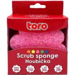 SCRUBBY HOUBIČKA 1 KS, 10 x 10 x 4 cm 5ASS – Zboží Dáma