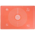 Podložka MagicHome, na těsto, silikon, červená, 64x45 cm – Sleviste.cz