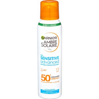 Garnier Ambre Solaire Sensitive Advanced Face Mist pleťová ochranná mlha SPF50+ 150 ml – Zboží Dáma