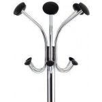 Stojanový věšákkovová tyčplastové koncovkyALBA"Chromy"chromový – Zboží Mobilmania