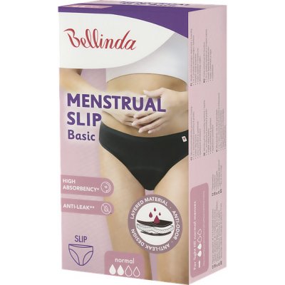 Bellinda Basic menstrual slip normal černá – Zbozi.Blesk.cz