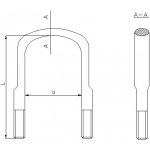 Třmen pera MB M22*81*560 MTX MTX-E030 – Zboží Mobilmania