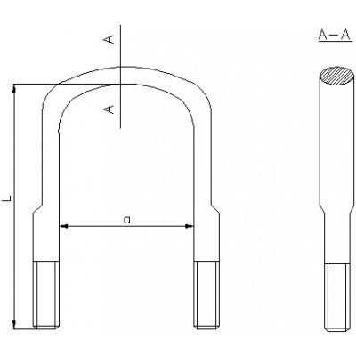 Třmen pera MB M22*81*560 MTX MTX-E030 – Zboží Mobilmania