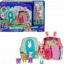 Panenka Mattel Enchantimals Domácí mazlíčci Bree Bunny a Twist