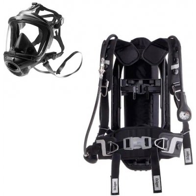 Dräger dýchací přístroj AirBoss FPS 7000 - DT nosič AIRBOSS FPS 7000, plicní automatika, 5-ti bodový kříž, kompozit lahev 6,8L/300 bar – Sleviste.cz