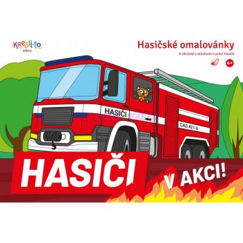 Hasiči v akci! Hasičské omalovánky