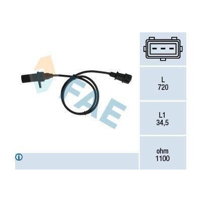 Generátor impulsů, klikový hřídel FAE 79006 – Hledejceny.cz