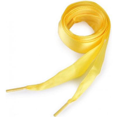 saténová tkanička 110 cm - více barev barva: žlutá – Zboží Mobilmania