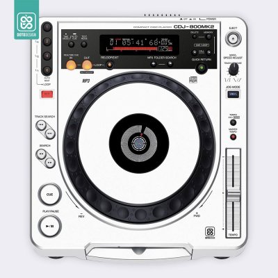 Doto Design Skin CDJ 800 FULL COLORS White – Zboží Živě