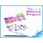 Mikro Trading a.s. udělej si svůj náramek gumičky 90ks + ozdobné korálky – Zboží Dáma