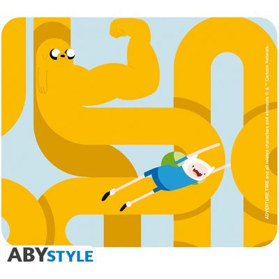 ABYstyle ADVENTURE TIME - Flexible Mousepad - Finn and Jake ABYACC477 – Zboží Živě