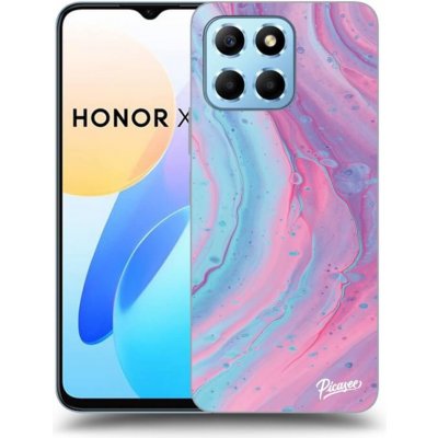 Pouzdro Picasee ULTIMATE CASE Honor X8 5G - Pink liquid