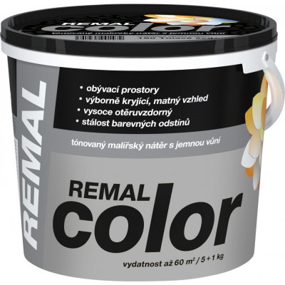Remal Color malířská barva 190 tmavě šedá, 5 + 1 kg – Hledejceny.cz