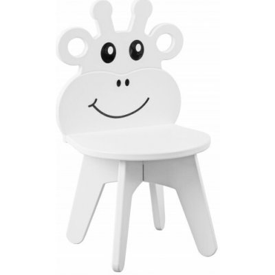 Baby-raj Dětská židlička bílá 53 × 30 cm – Sleviste.cz