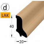 Novák Podlahová lišta dýha buk lak 5483 40x20 2,4 m – Hledejceny.cz