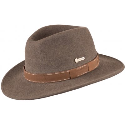 Scippis Australský hnědý klobouk vlněný Paxton – Zboží Mobilmania