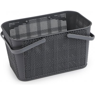 Prima-obchod Plastový košík 18,5x28,5 cm, barva 4 šedá – Sleviste.cz