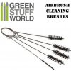 Příslušenství ke společenským hrám Green Stuff World Airbrush Cleaning Brushes set