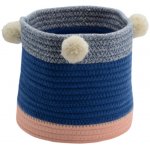 Amadeus Košík 3 barev s bambulemi 20 x 20 cm – Zboží Dáma