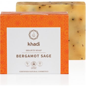 Khadi Shanti mýdlo Bergamot Šalvěj 100 g