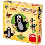 Dino Kostky kubus Krtek 6 ks v krabičce 18 x 13 x 4 cm – Zboží Mobilmania