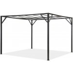 Garden Point Santorini 4 x 4 m antracitový kovový rám pergoly – Zboží Mobilmania