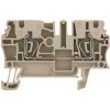 Svorkovnice Weidmüller Z-series, Feed-through terminal, Rated cross-section: 2,5 mm², Tension clamp connection, Wemid, Dark Beige, ZDU 2.5 1608510000-100 100 ks
