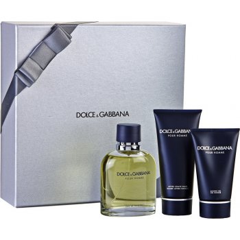 Dolce & Gabbana Pour Homme EDT 125 ml + balzám po holení 100 ml + sprchový gel 50 ml dárková sada