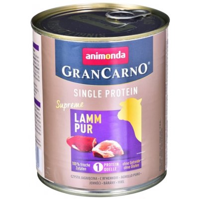 Animonda GranCarno Animonda Single Protein jehněčí 0,8 kg – Hledejceny.cz