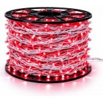 decoLED LED světelný řetěz 100 m 2000 červených diod bílý kabel IP44 – Hledejceny.cz