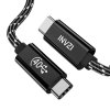 Invzi USB4240W USB 4.0 , USB-C na USB-C, 40Gbps, 240W, 1m, černý
