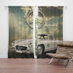 Sablio Závěs Mercedes-Benz 300 SL Na silnici: 2ks 140x250cm – Hledejceny.cz