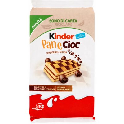 Kinder Pan e Cioc kakaové řezy s čokoládou 10 ks 290 g – Hledejceny.cz