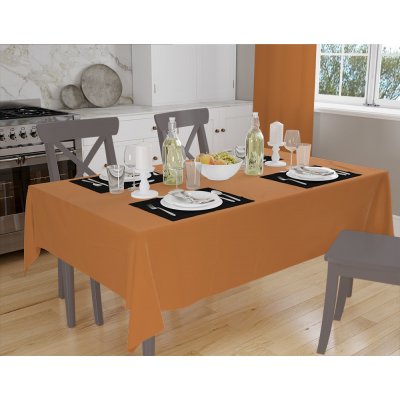 Orbytex Ubrus teflonový BA08 skořicový 140x280cm Ovál – Zboží Dáma