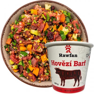 Rawfan Hovězí BARF senior 0,25 kg – Sleviste.cz