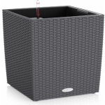 Lechuza Cube Cottage Květináč Antracit 40 cm – Zbozi.Blesk.cz