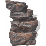 Nabytek XL Interiérová fontánka s LED osvětlením, polyresin – HobbyKompas.cz