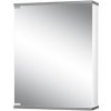 Koupelnový nábytek Jokey ENTROBEL 50 x 65 x 14 cm zrcadlová skříňka bílá/hliník