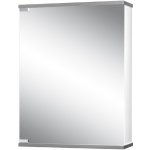 Jokey ENTROBEL 50 x 65 x 14 cm zrcadlová skříňka bílá/hliník – Zbozi.Blesk.cz