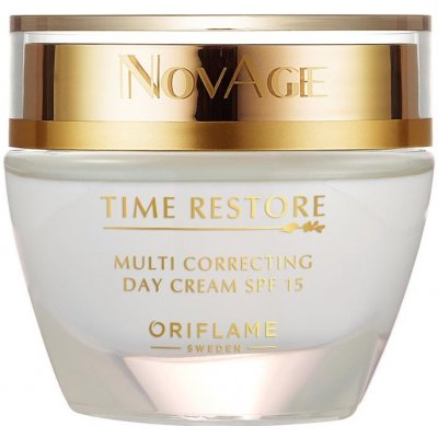 Oriflame NovAge Time Restore denní multikorekční krém SPF15 50 ml – Hledejceny.cz